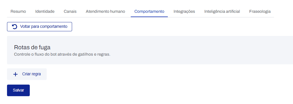 Criar Rota de Fuga
